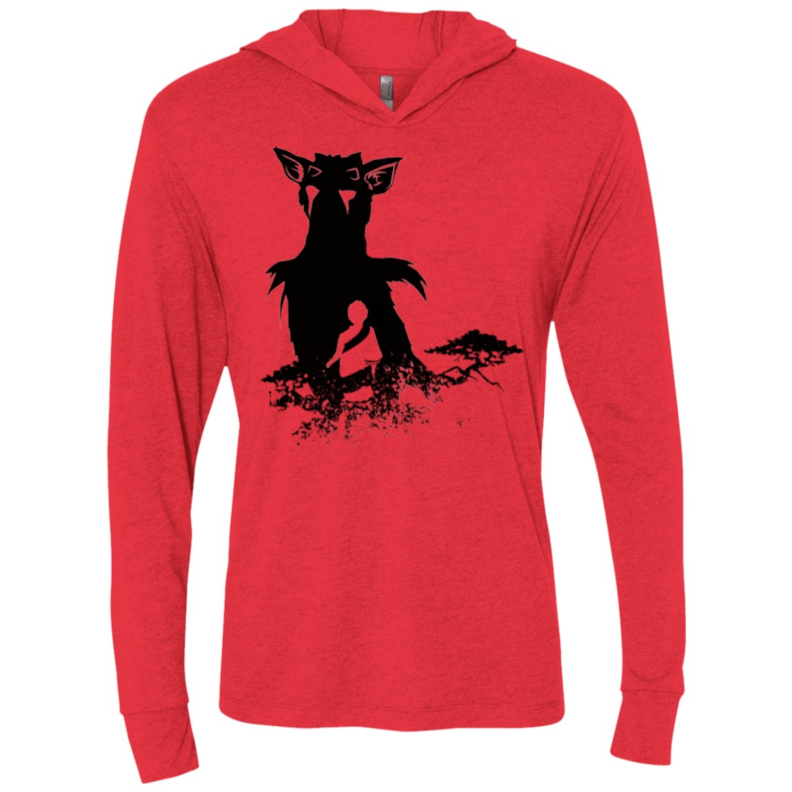 T-Shirts Vintage Red / X-Small Last guardian Triblend Long Sleeve Hoodie Tee
