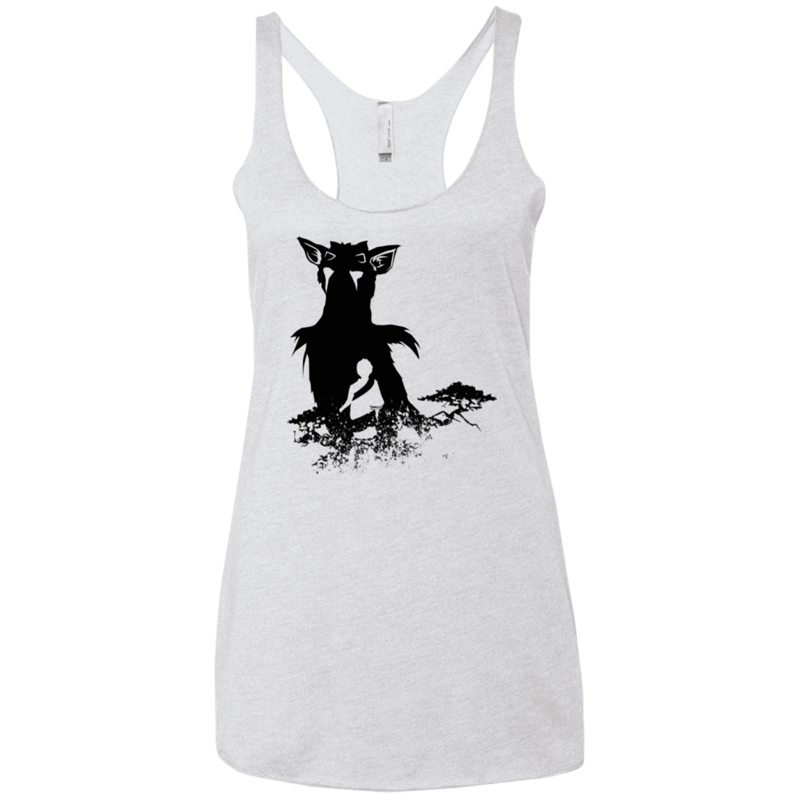 T-Shirts Heather White / X-Small Last guardian Women's Triblend Racerback Tank