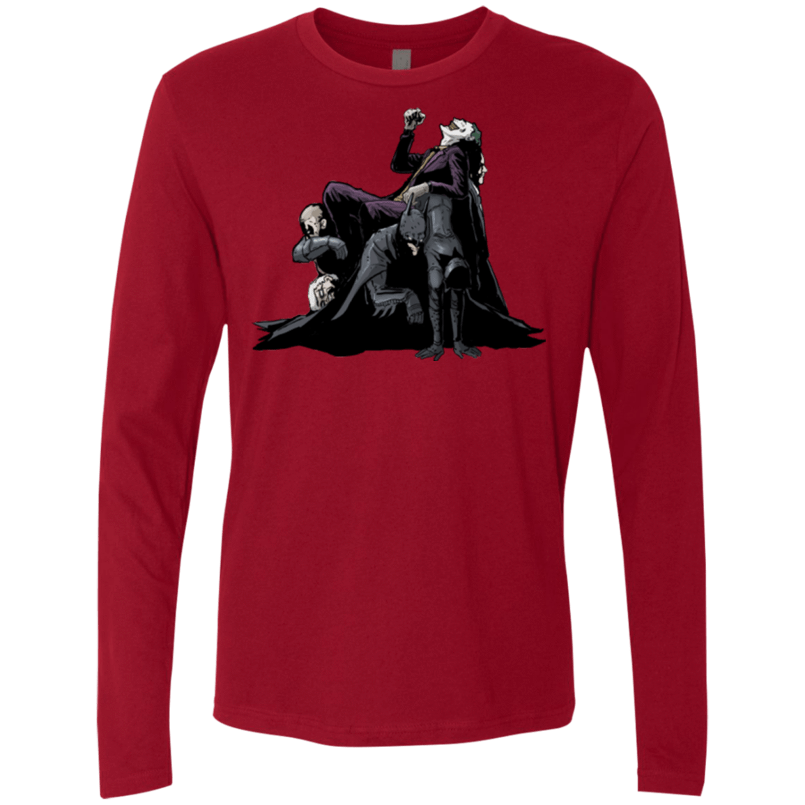 T-Shirts Cardinal / Small Last laugh Men's Premium Long Sleeve