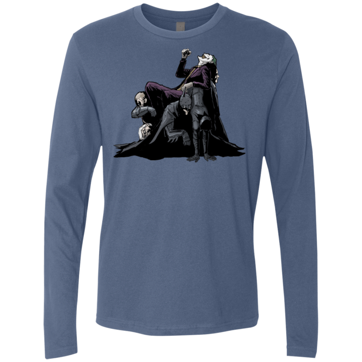 T-Shirts Indigo / Small Last laugh Men's Premium Long Sleeve