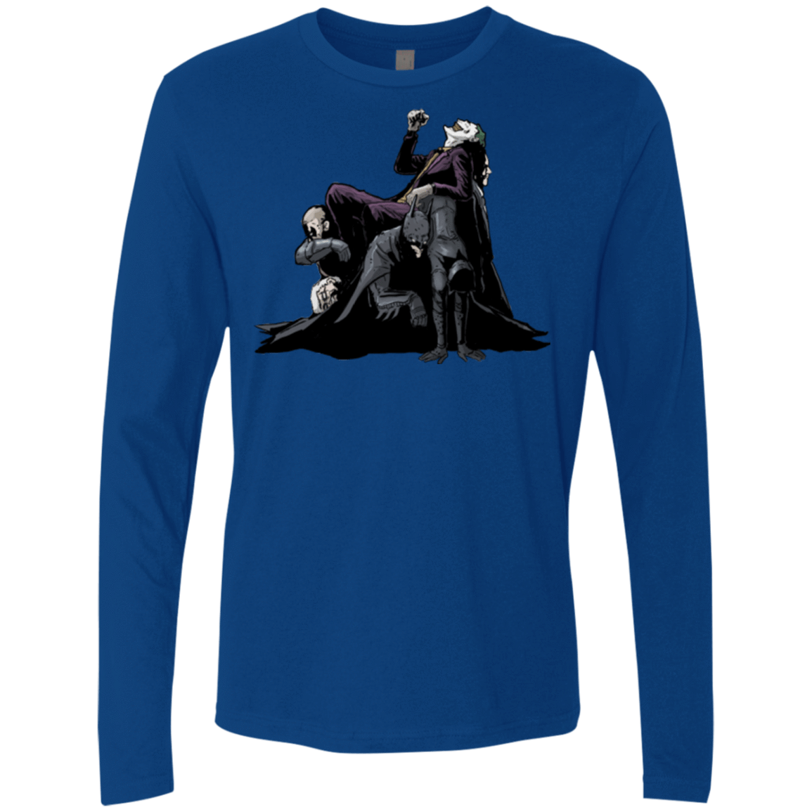 T-Shirts Royal / Small Last laugh Men's Premium Long Sleeve