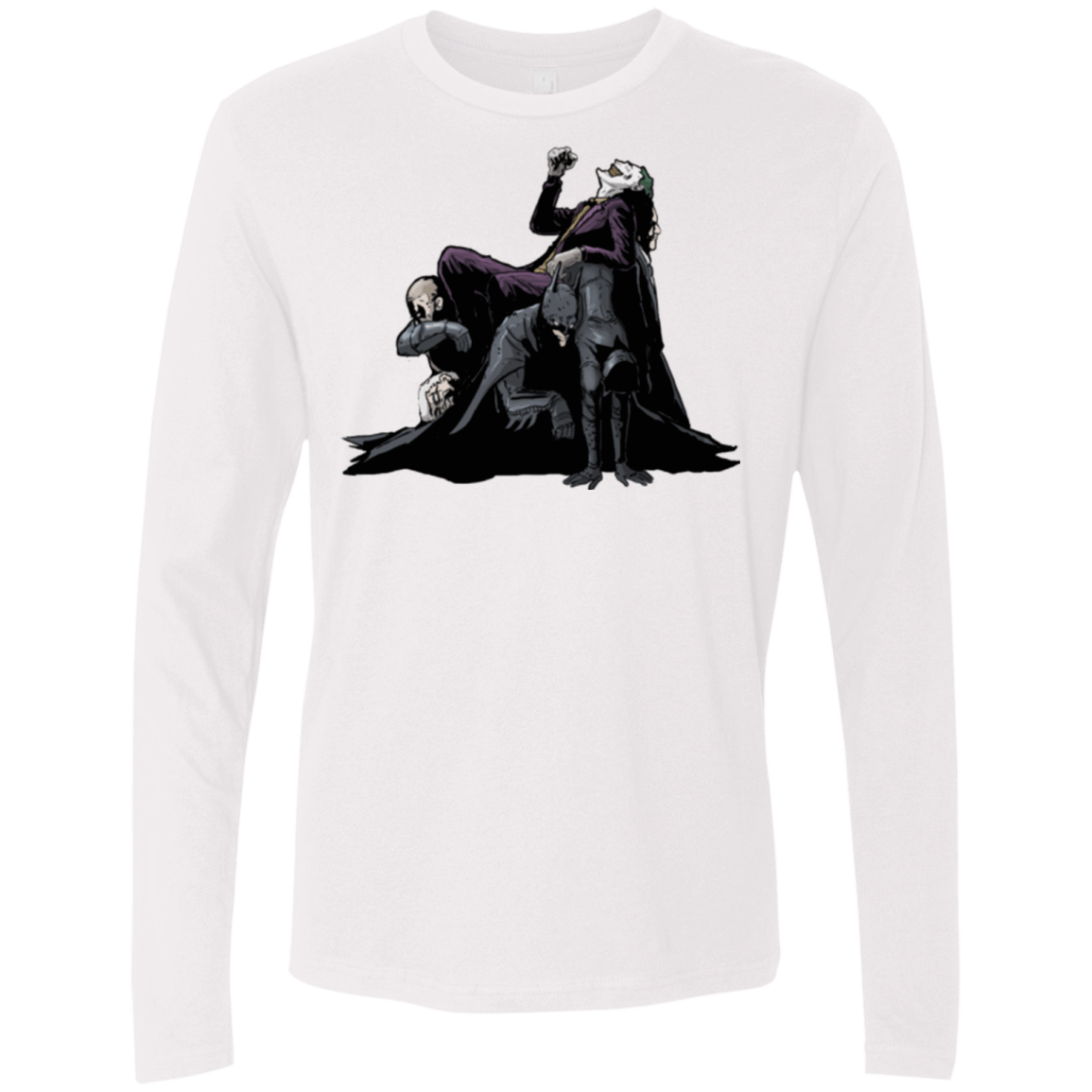 T-Shirts White / Small Last laugh Men's Premium Long Sleeve