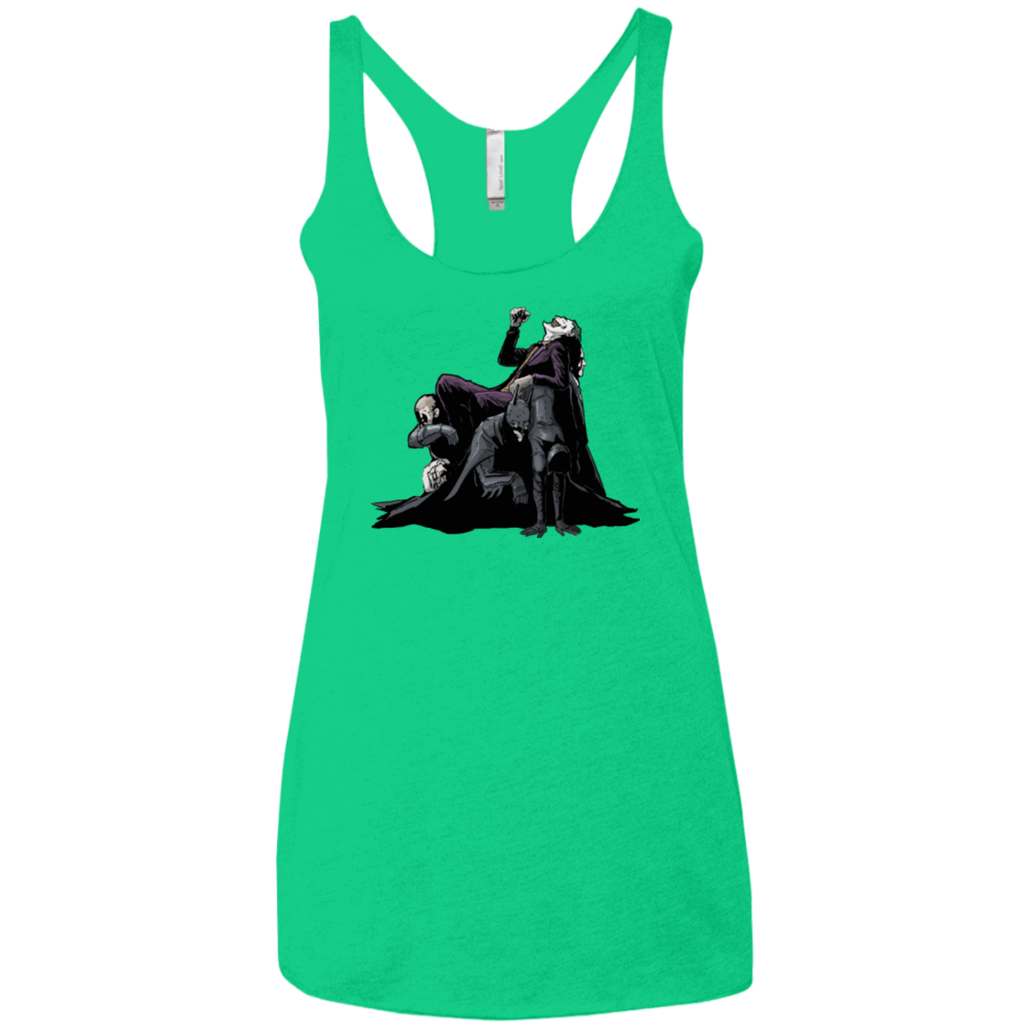 T-Shirts Envy / X-Small Last laugh Women's Triblend Racerback Tank