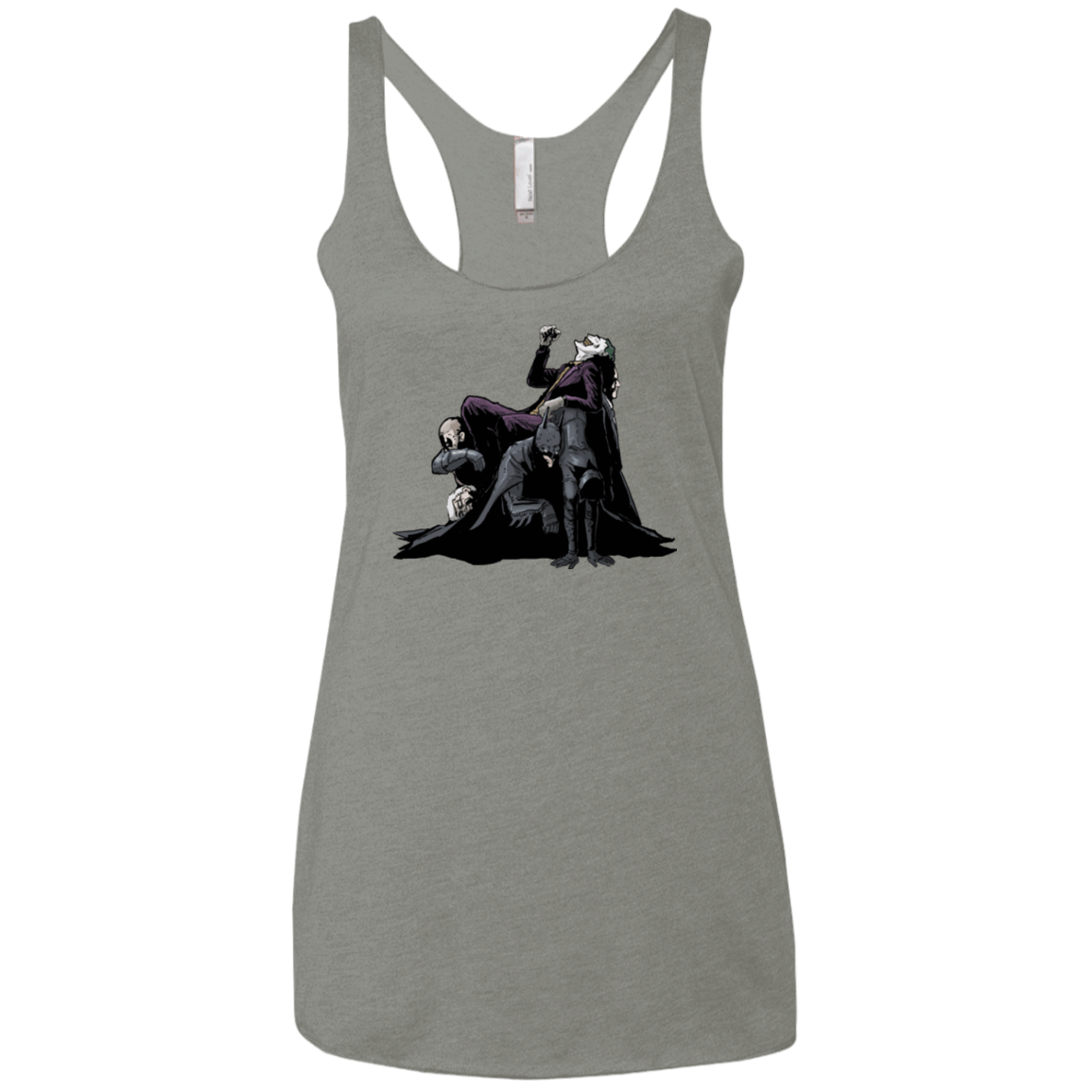 T-Shirts Venetian Grey / X-Small Last laugh Women's Triblend Racerback Tank