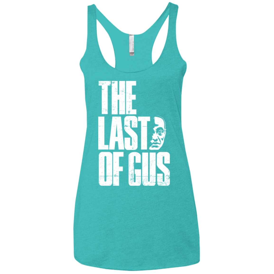 T-Shirts Tahiti Blue / X-Small Last of Gus Women's Triblend Racerback Tank