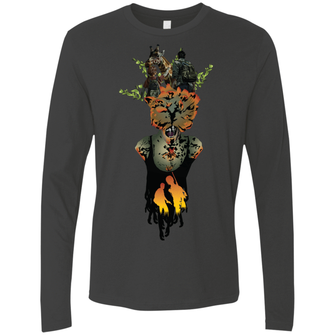 T-Shirts Heavy Metal / S Last of Us Men's Premium Long Sleeve