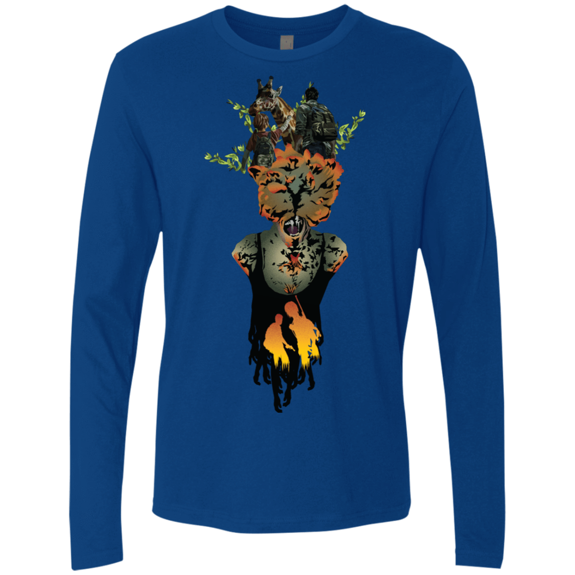 T-Shirts Royal / S Last of Us Men's Premium Long Sleeve