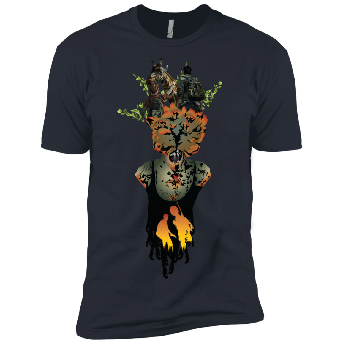 T-Shirts Indigo / X-Small Last of Us Men's Premium T-Shirt