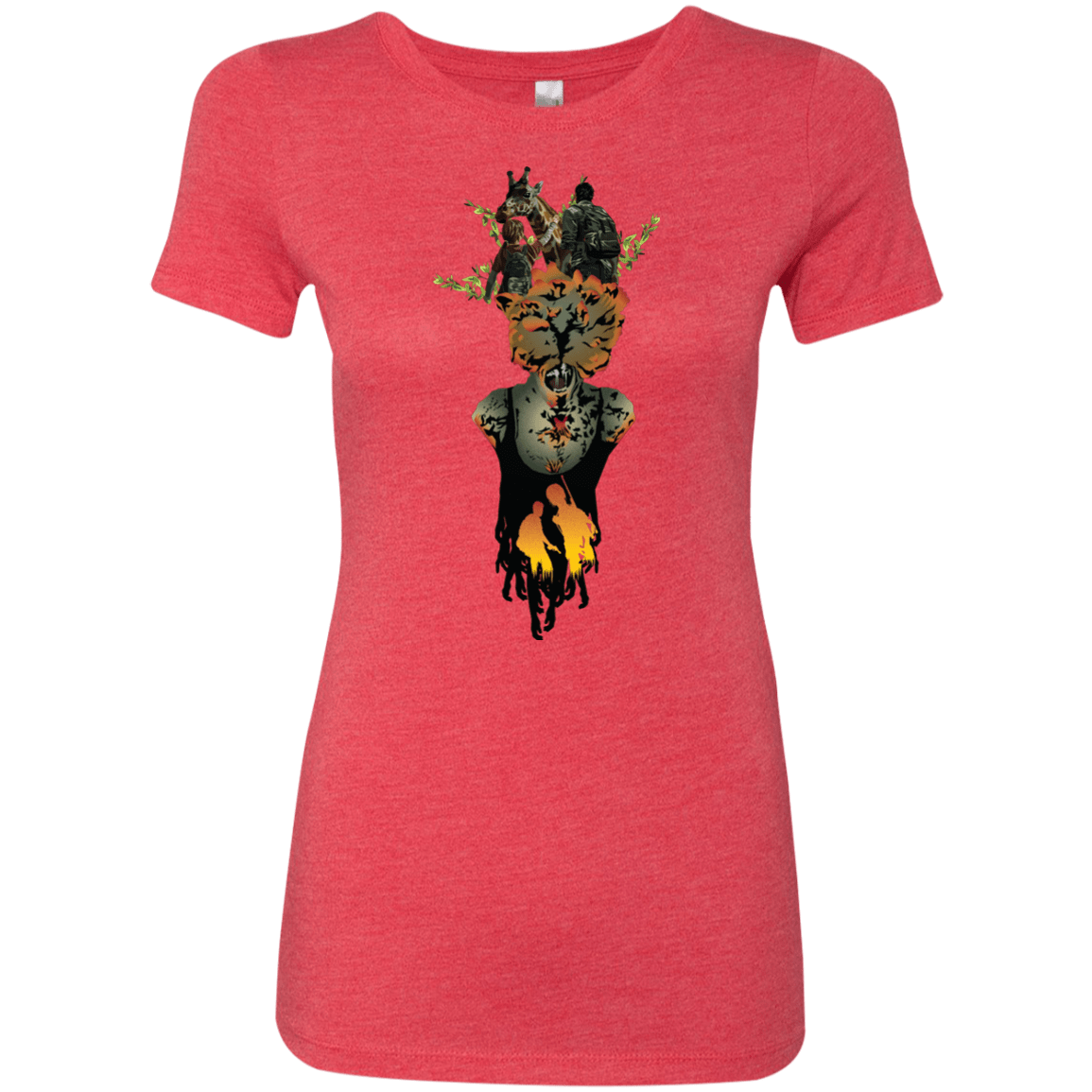 T-Shirts Vintage Red / S Last of Us Women's Triblend T-Shirt