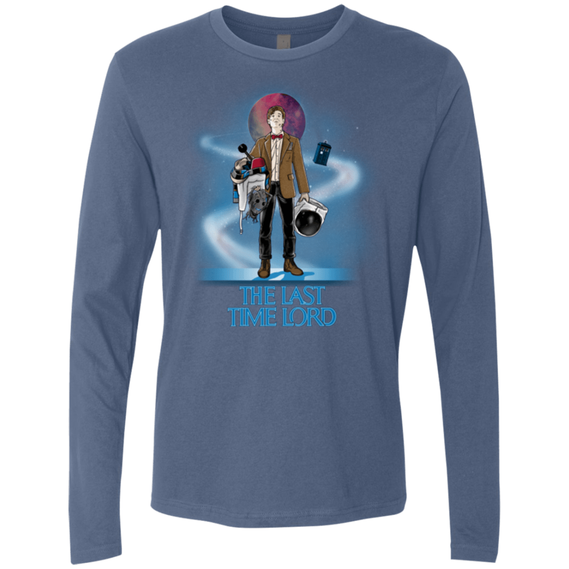 T-Shirts Indigo / Small Last Time Lord Men's Premium Long Sleeve