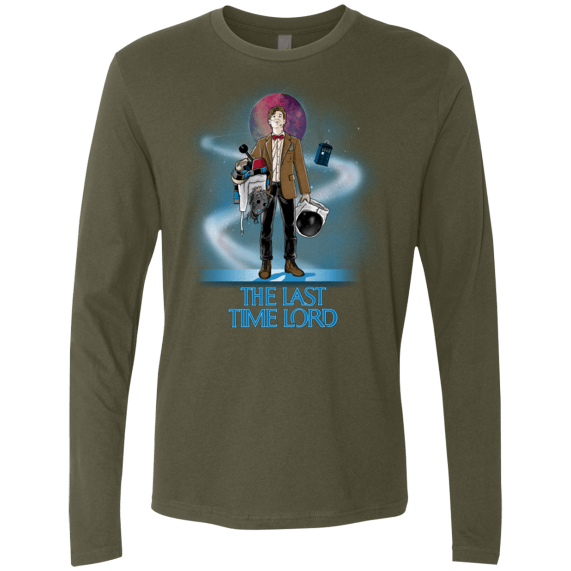 T-Shirts Military Green / Small Last Time Lord Men's Premium Long Sleeve