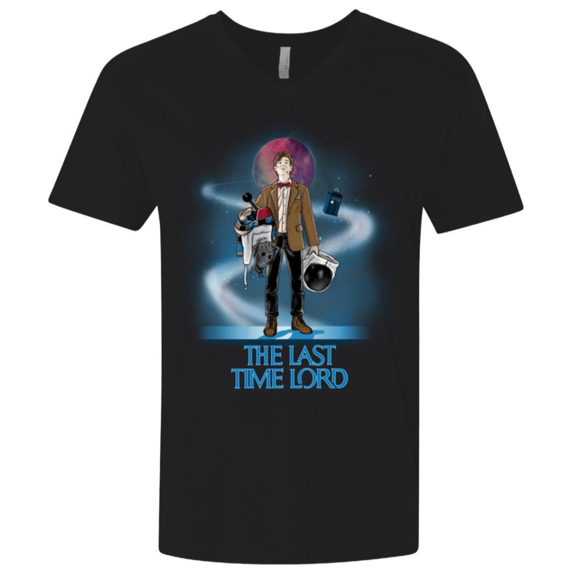 T-Shirts Black / X-Small Last Time Lord Men's Premium V-Neck