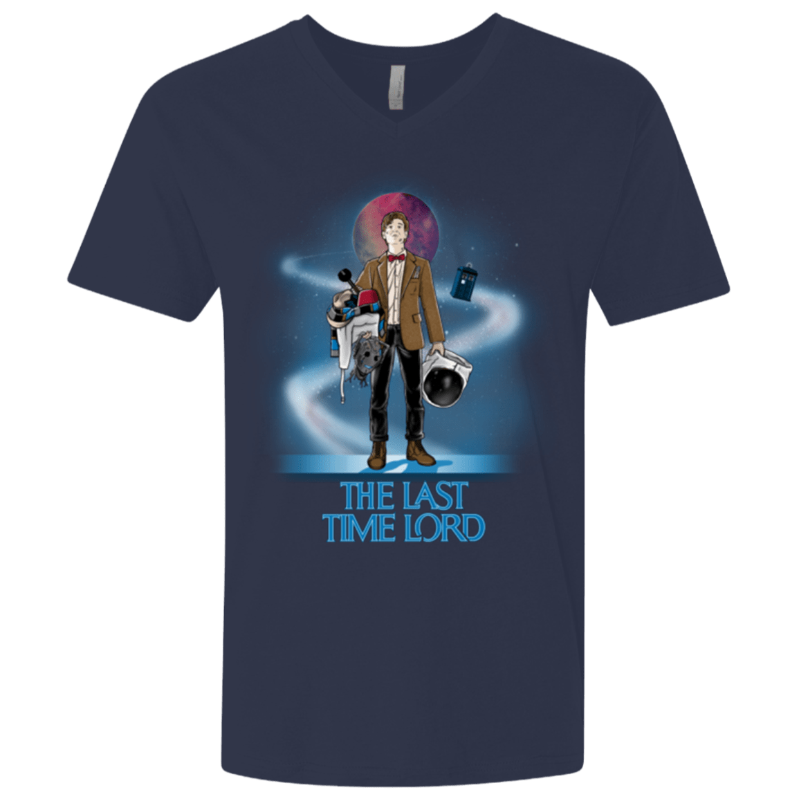 T-Shirts Midnight Navy / X-Small Last Time Lord Men's Premium V-Neck