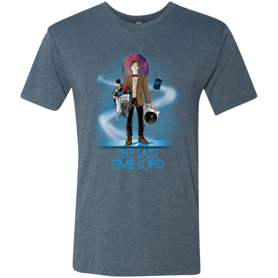 T-Shirts Indigo / Small Last Time Lord Men's Triblend T-Shirt