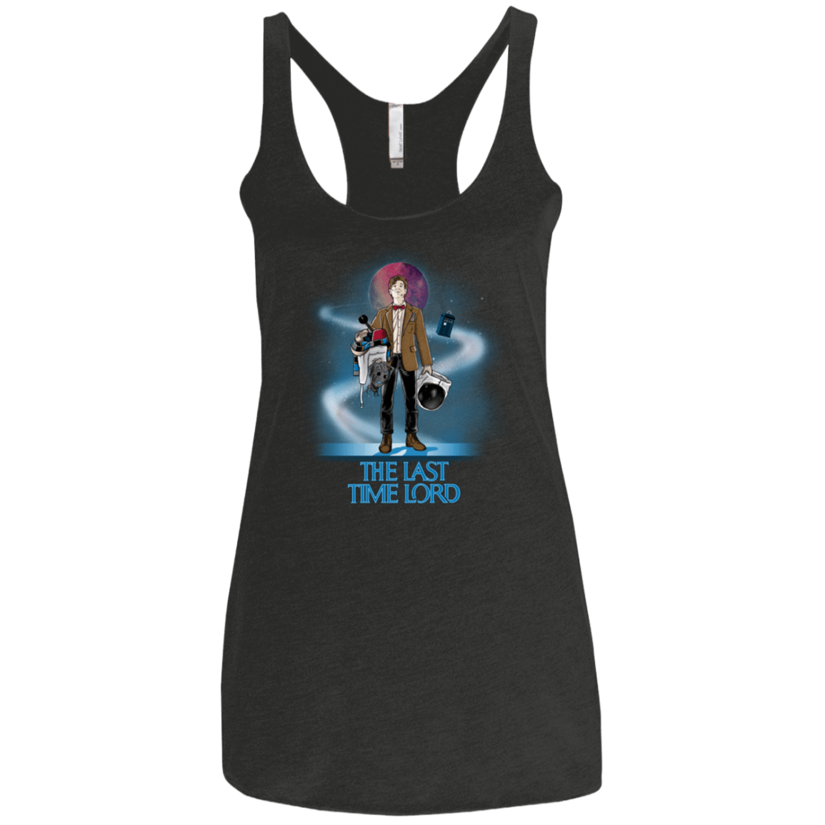 T-Shirts Vintage Black / X-Small Last Time Lord Women's Triblend Racerback Tank