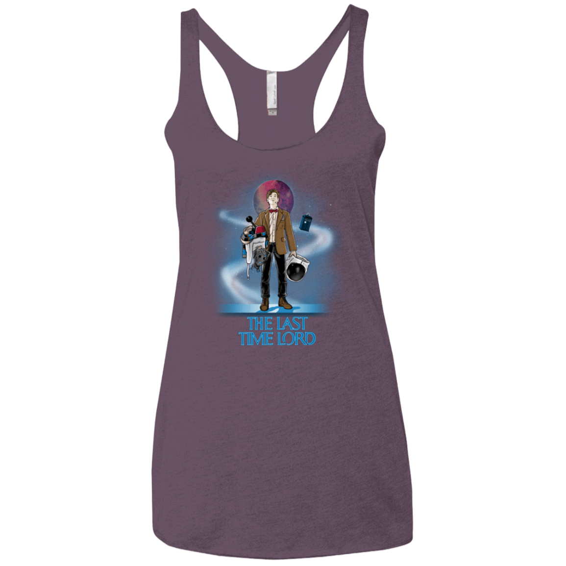 T-Shirts Vintage Purple / X-Small Last Time Lord Women's Triblend Racerback Tank