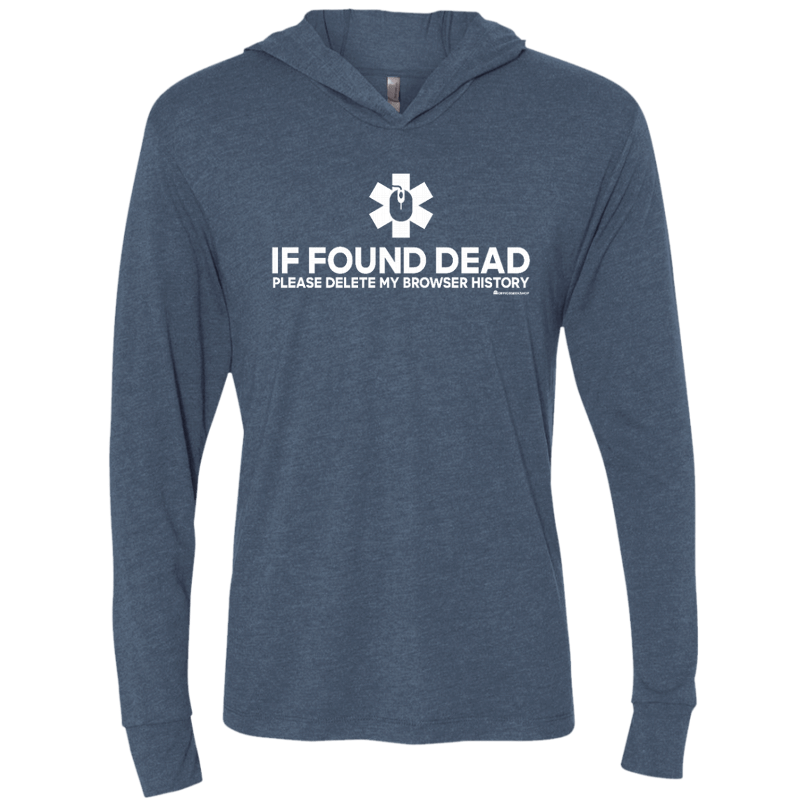 T-Shirts Indigo / X-Small Last Wish Triblend Long Sleeve Hoodie Tee