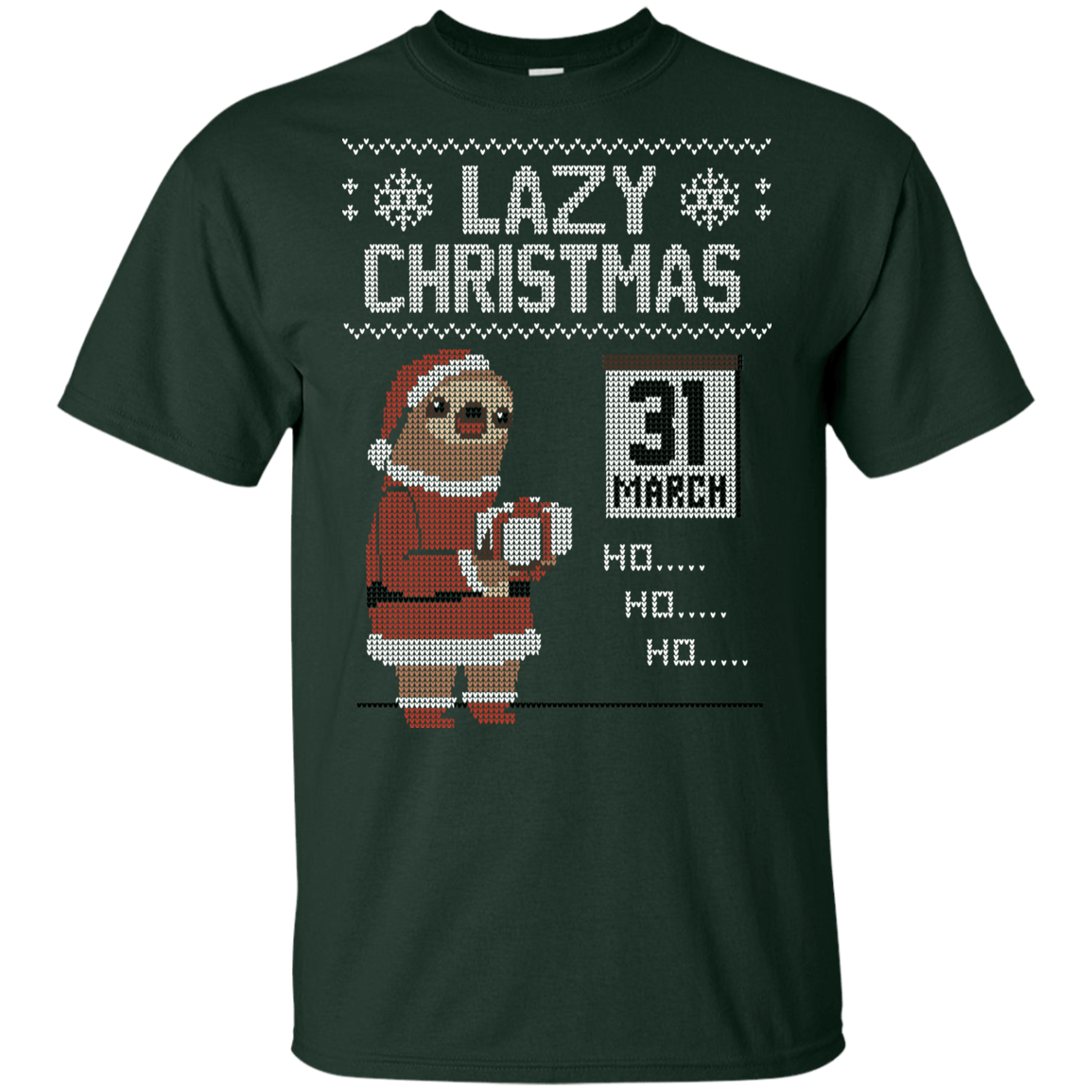 T-Shirts Forest / YXS Lazy Christmas Youth T-Shirt