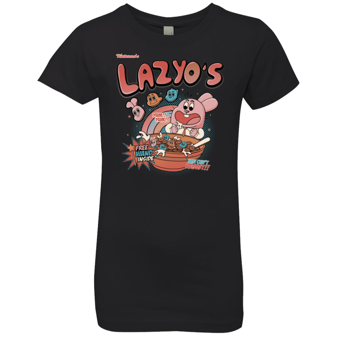 T-Shirts Black / YXS Lazyo's Girls Premium T-Shirt