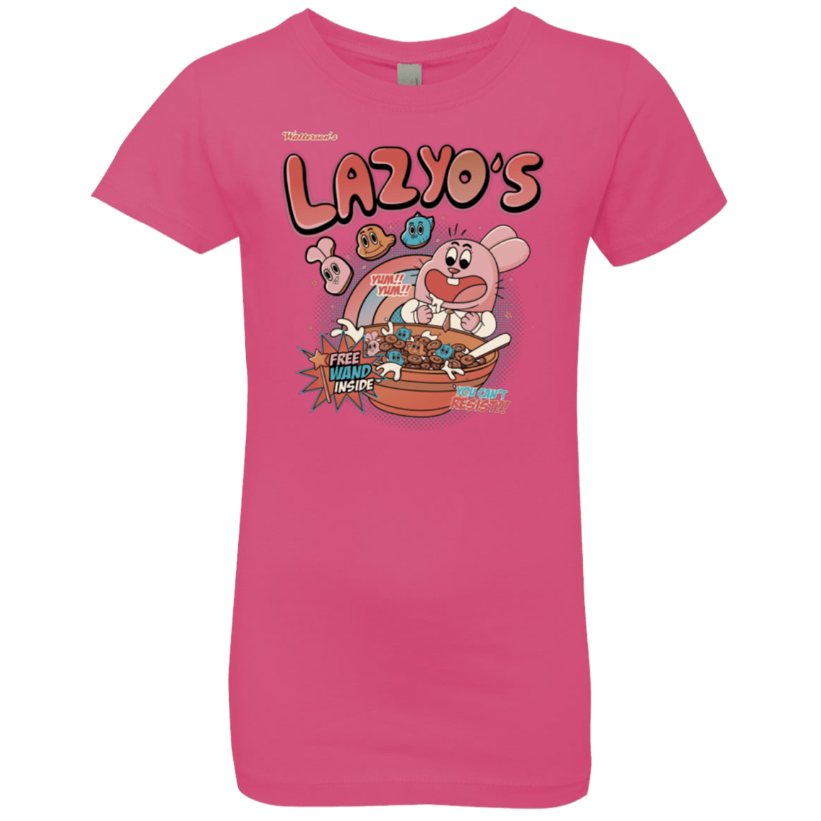 T-Shirts Hot Pink / YXS Lazyo's Girls Premium T-Shirt