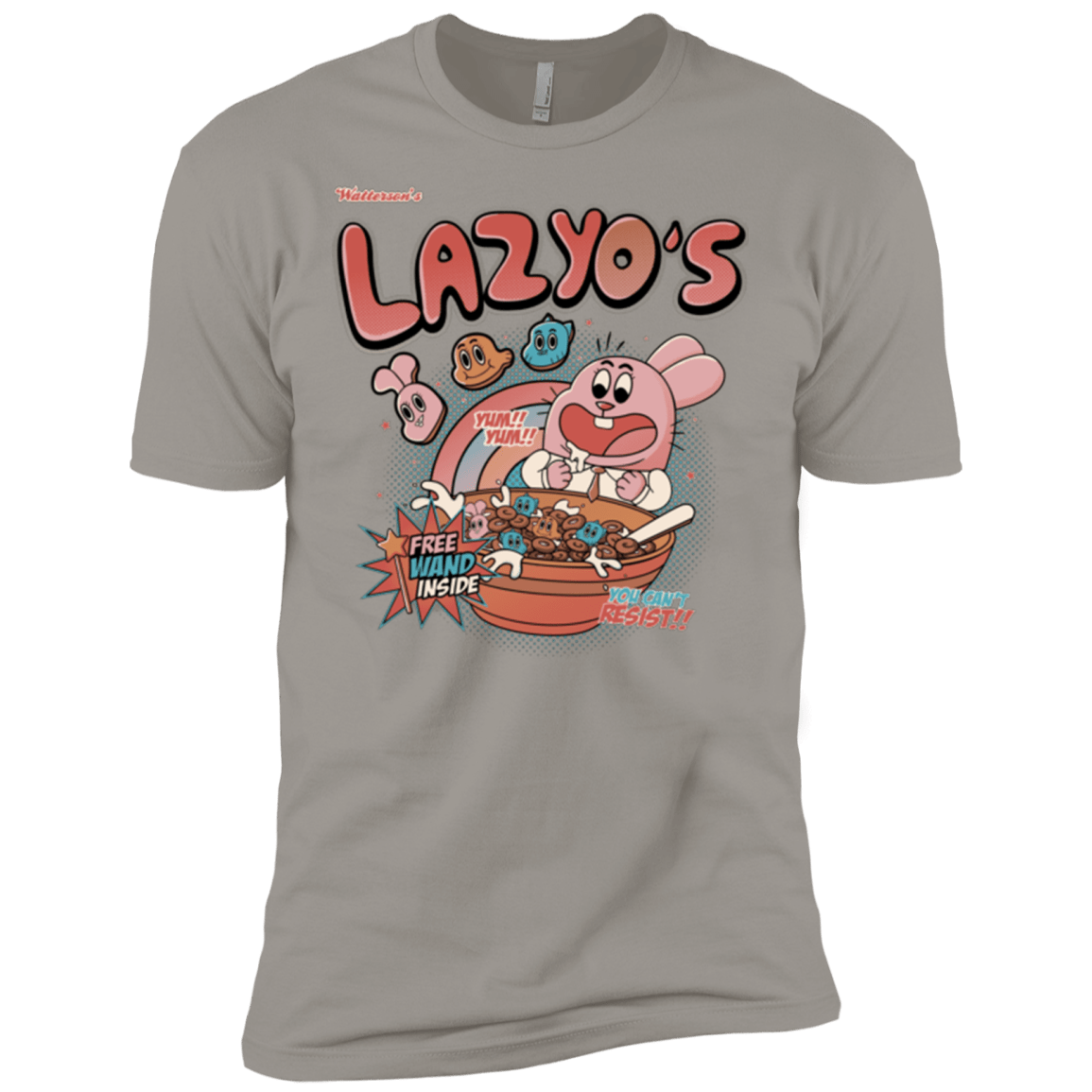 T-Shirts Light Grey / X-Small Lazyo's Men's Premium T-Shirt
