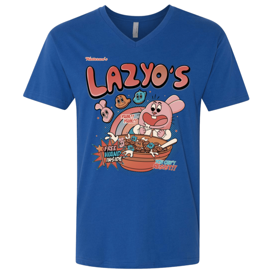 T-Shirts Royal / X-Small Lazyo's Men's Premium V-Neck
