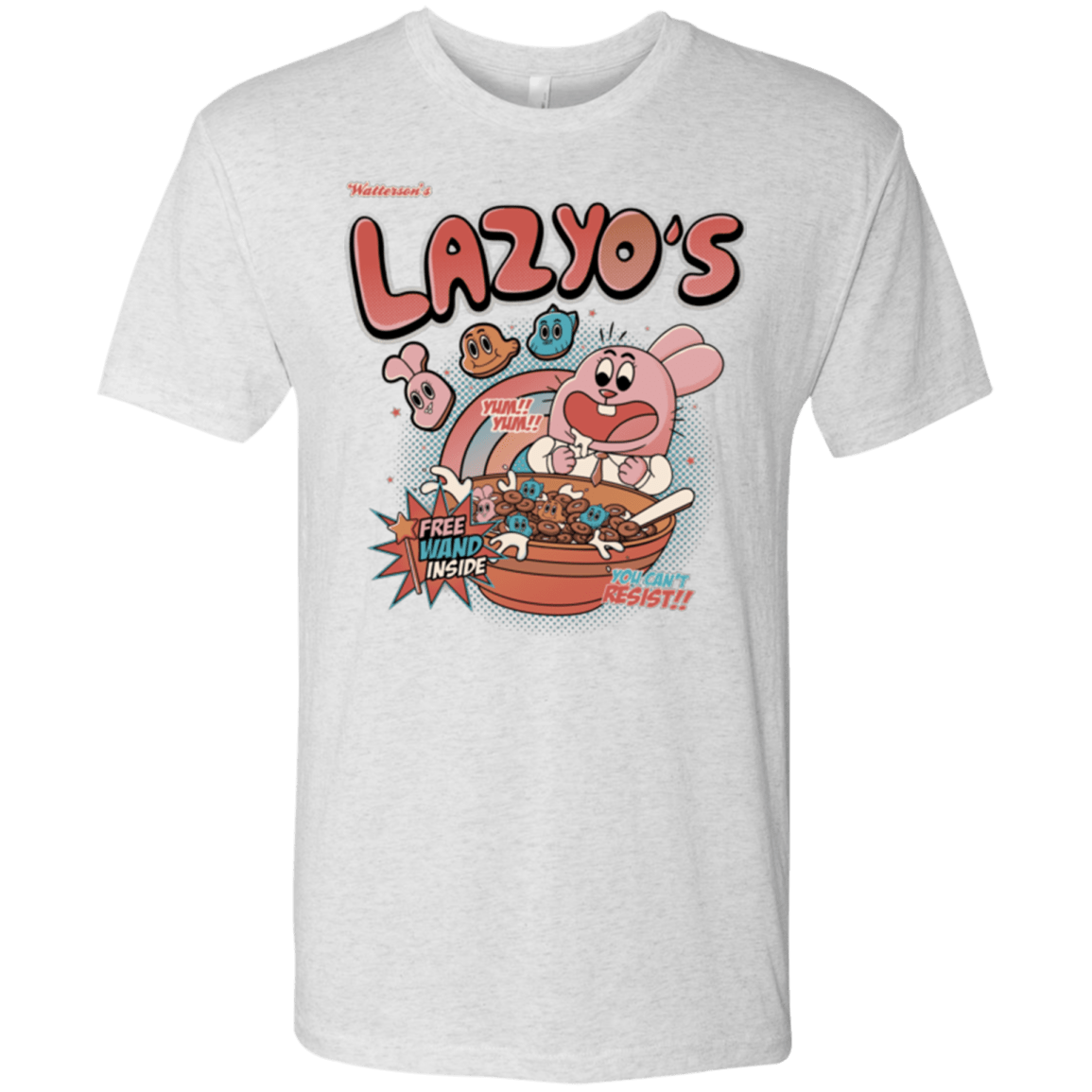 T-Shirts Heather White / Small Lazyo's Men's Triblend T-Shirt