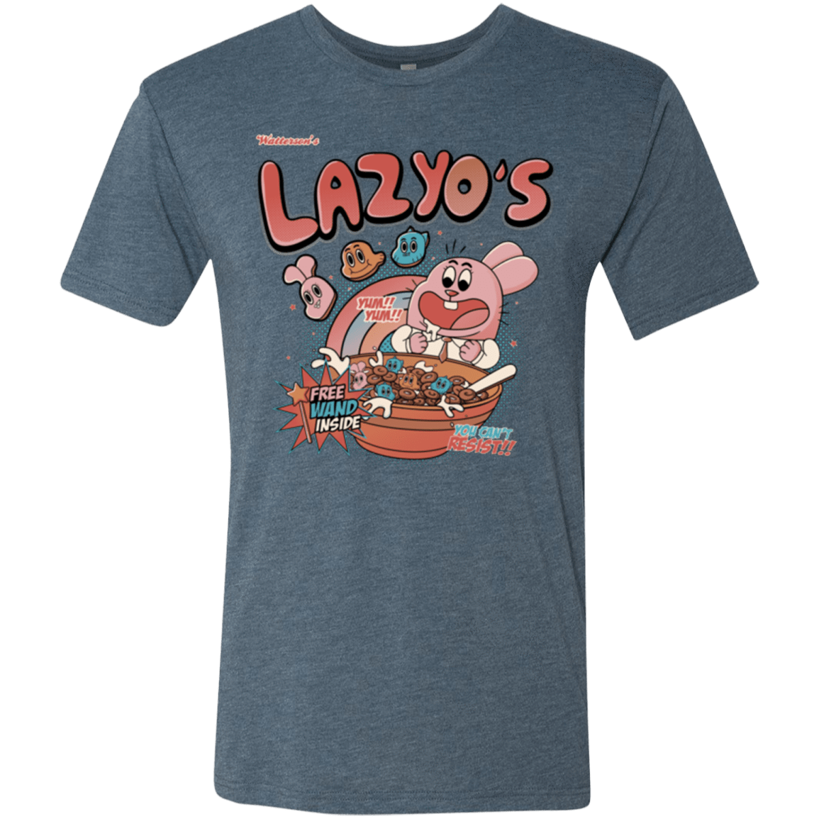 T-Shirts Indigo / Small Lazyo's Men's Triblend T-Shirt