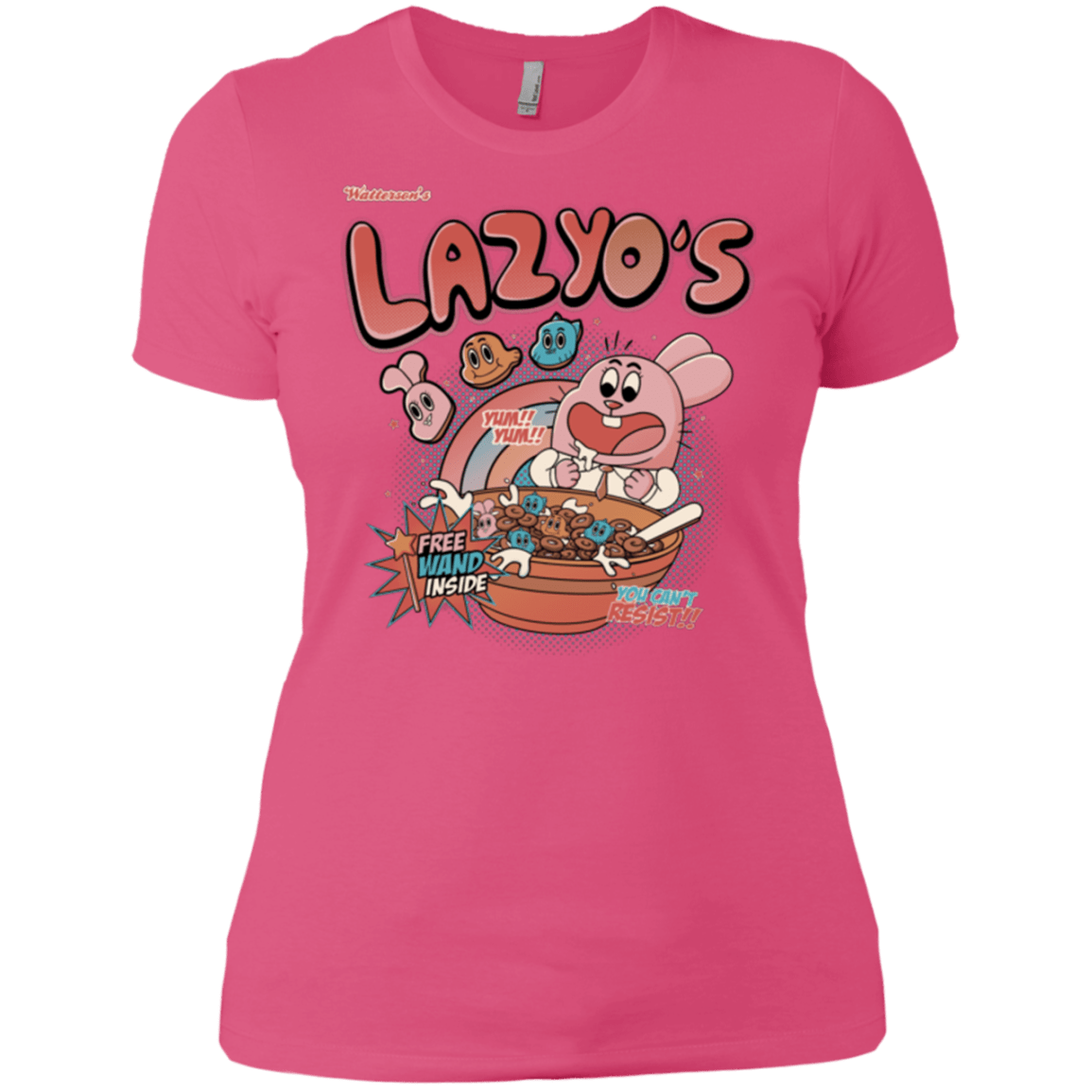 T-Shirts Hot Pink / X-Small Lazyo's Women's Premium T-Shirt