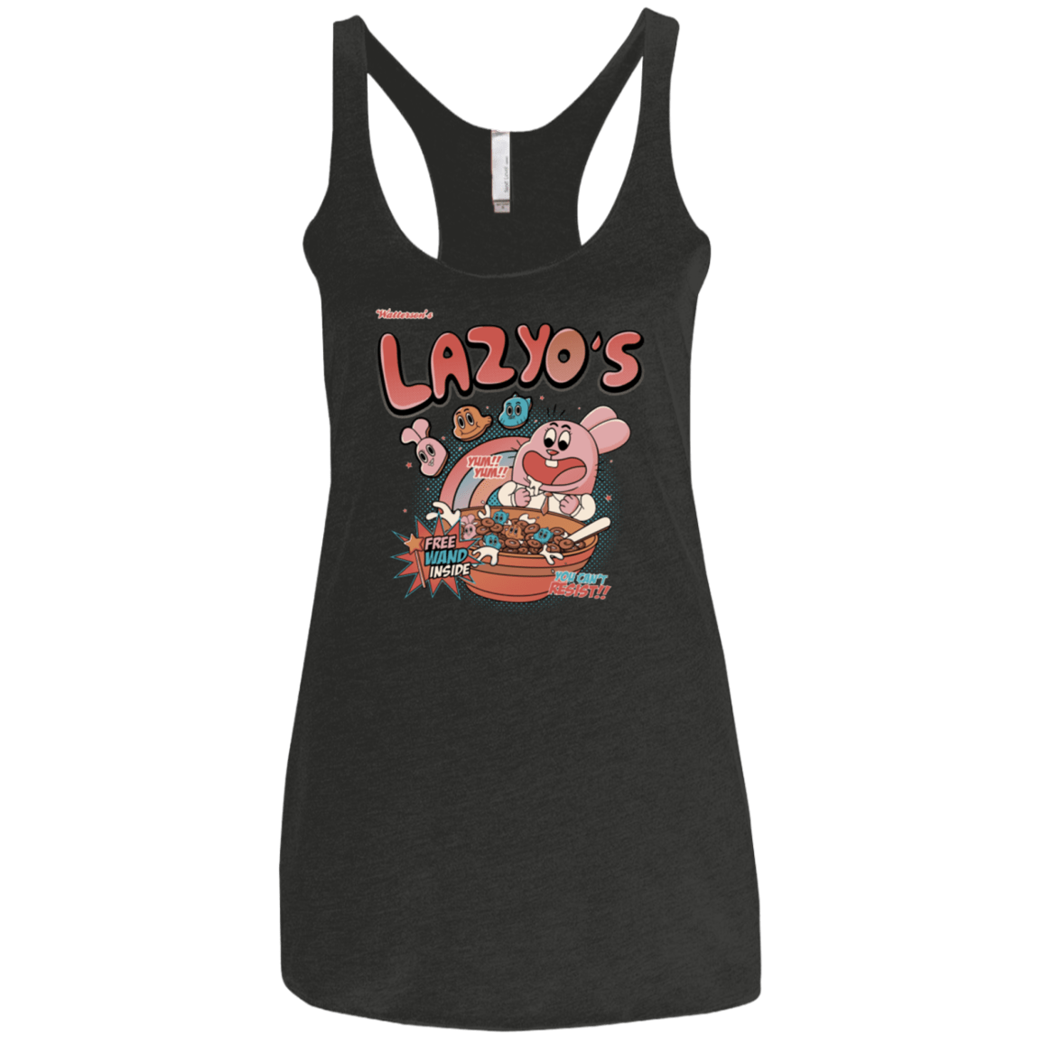 T-Shirts Vintage Black / X-Small Lazyo's Women's Triblend Racerback Tank
