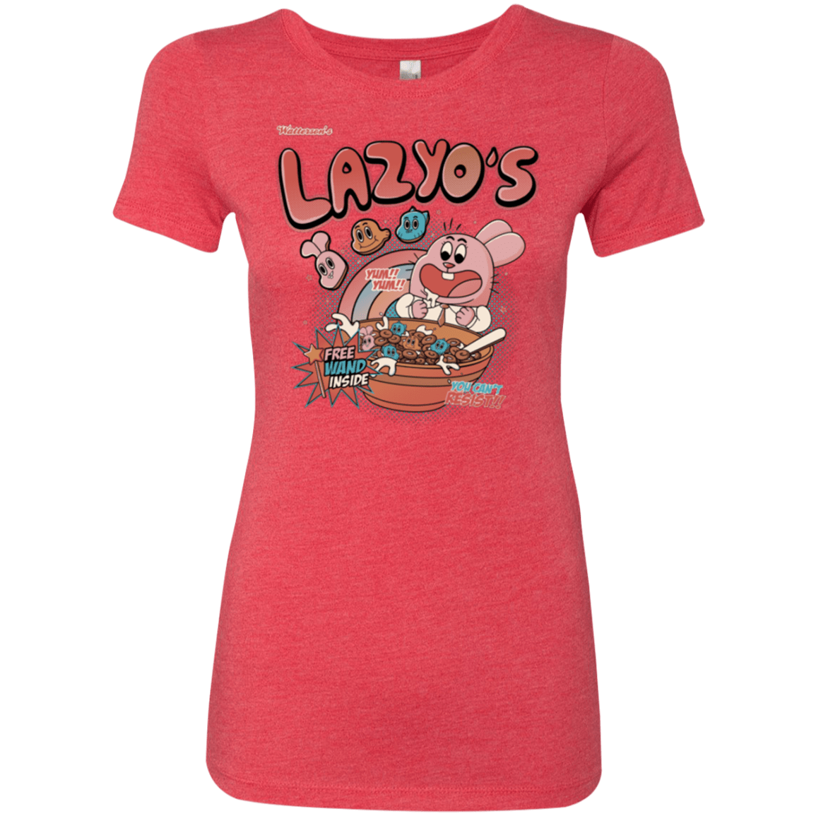 T-Shirts Vintage Red / Small Lazyo's Women's Triblend T-Shirt