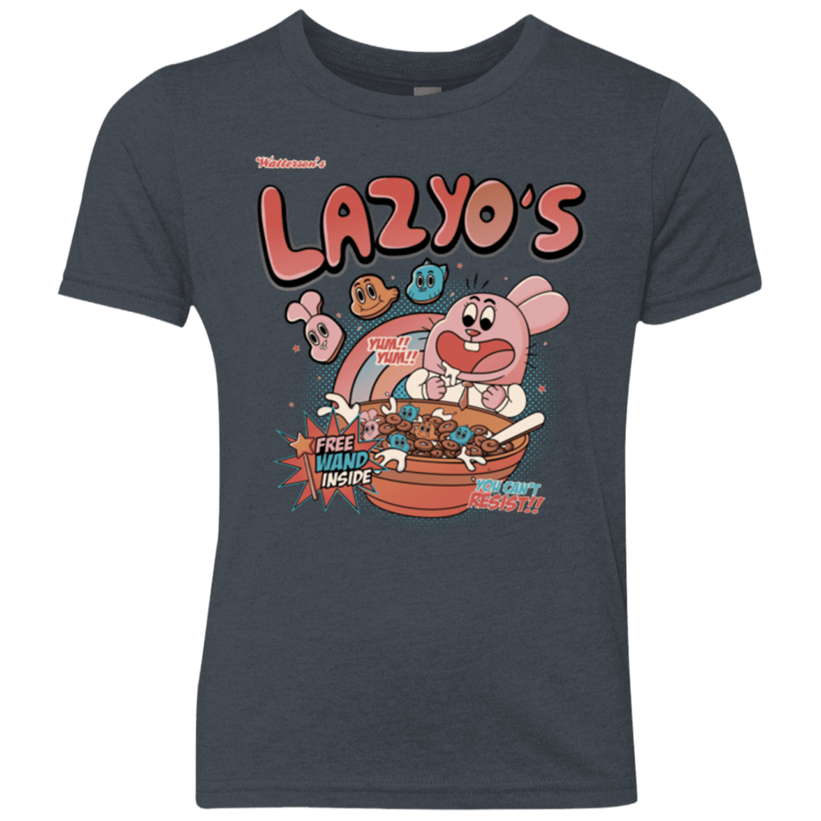 T-Shirts Vintage Navy / YXS Lazyo's Youth Triblend T-Shirt