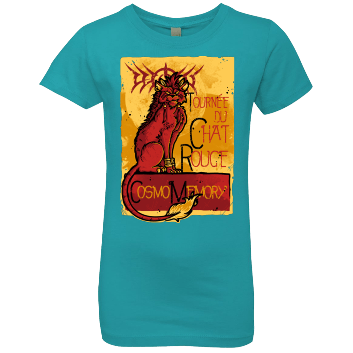 T-Shirts Tahiti Blue / YXS LE CHAT ROUGE Girls Premium T-Shirt
