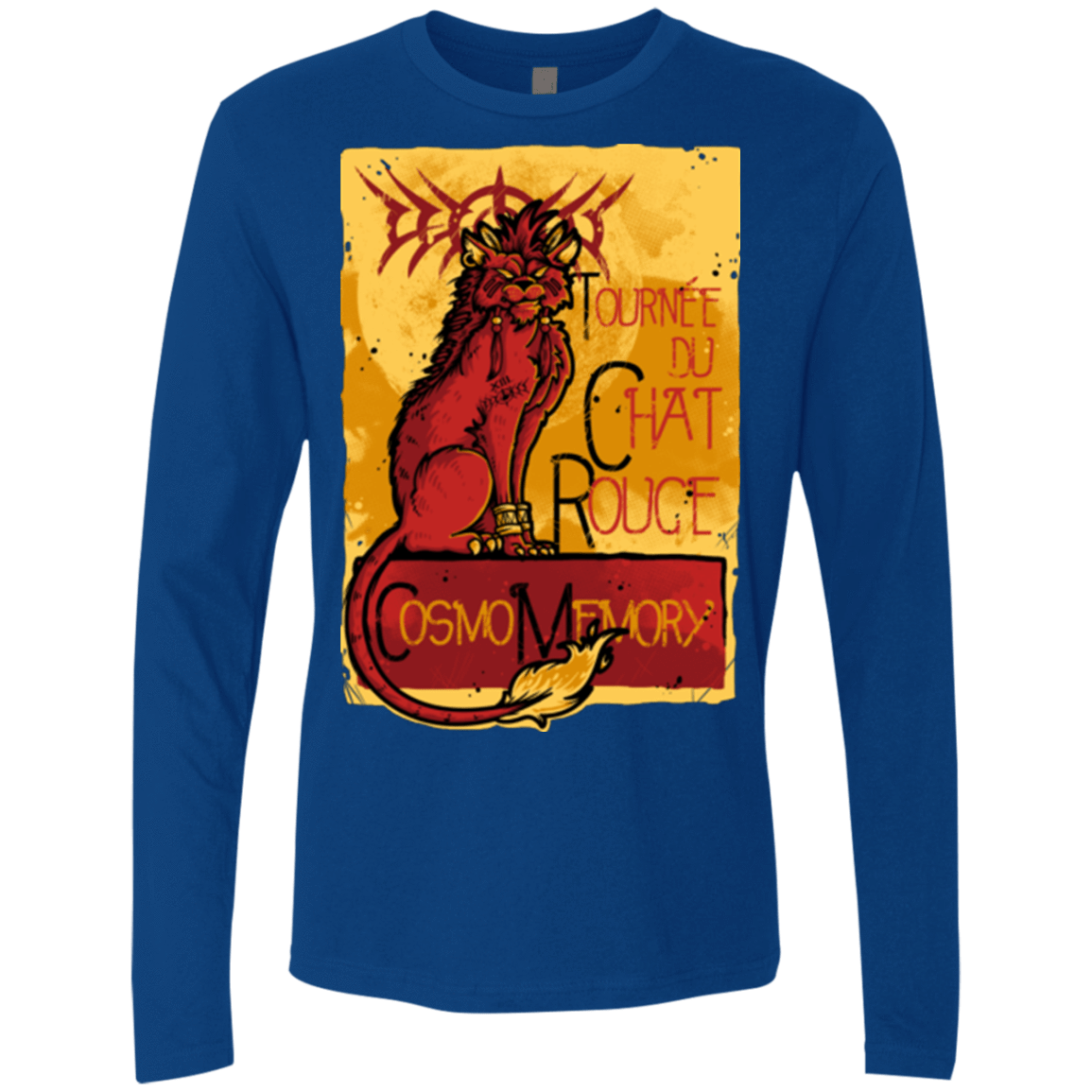 T-Shirts Royal / Small LE CHAT ROUGE Men's Premium Long Sleeve