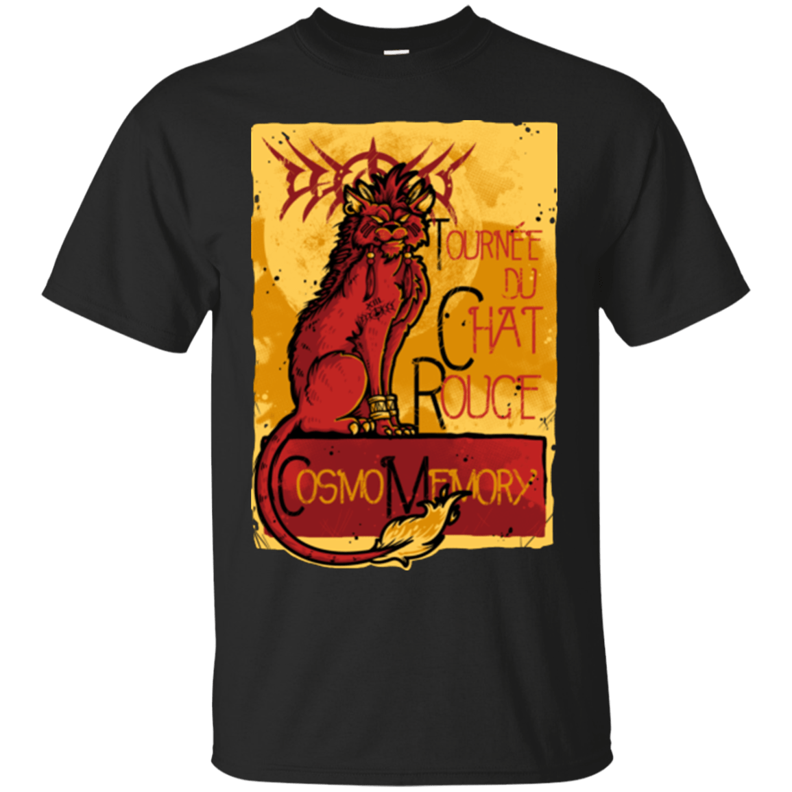 T-Shirts Black / Small LE CHAT ROUGE T-Shirt