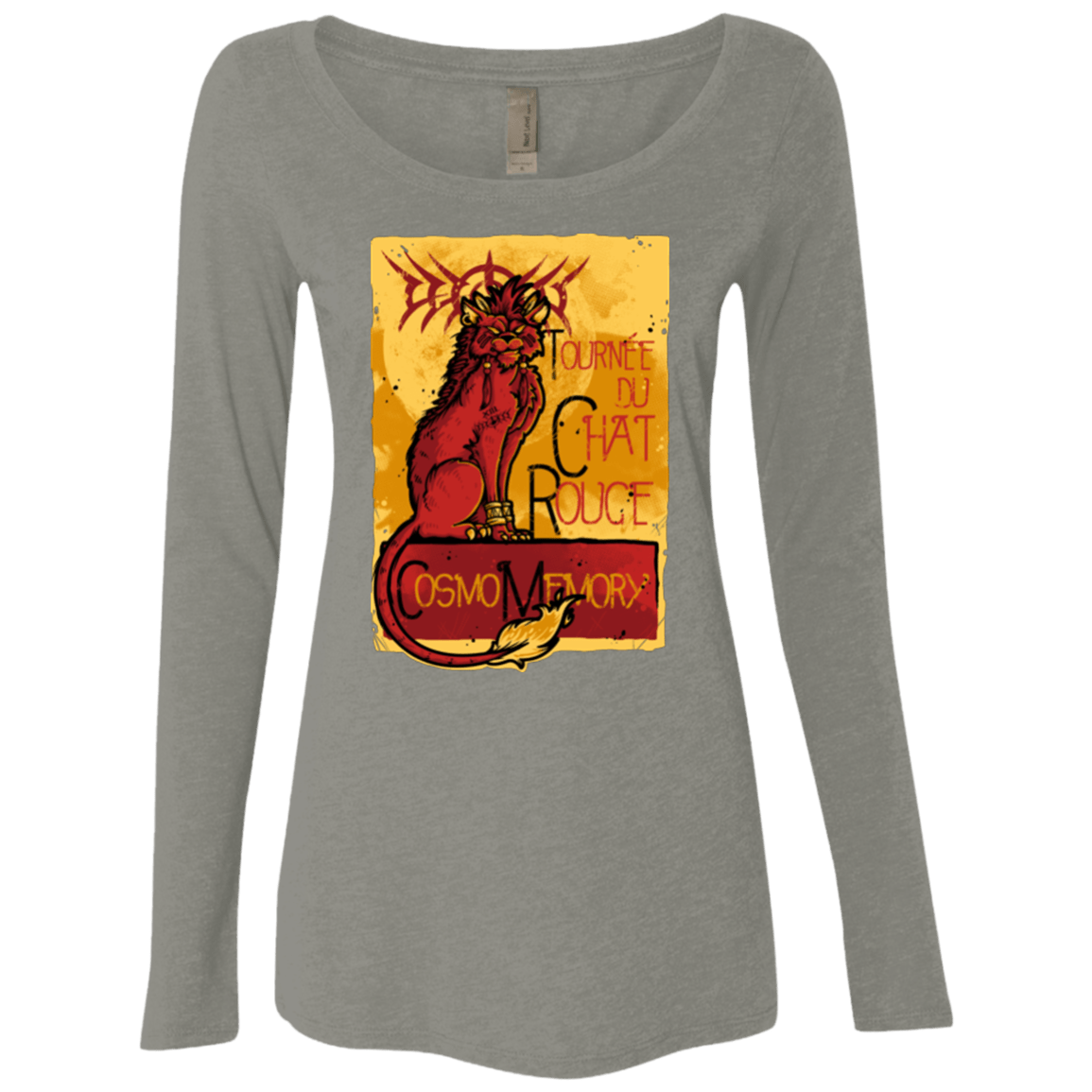 LE CHAT ROUGE Women's Triblend Long Sleeve Shirt