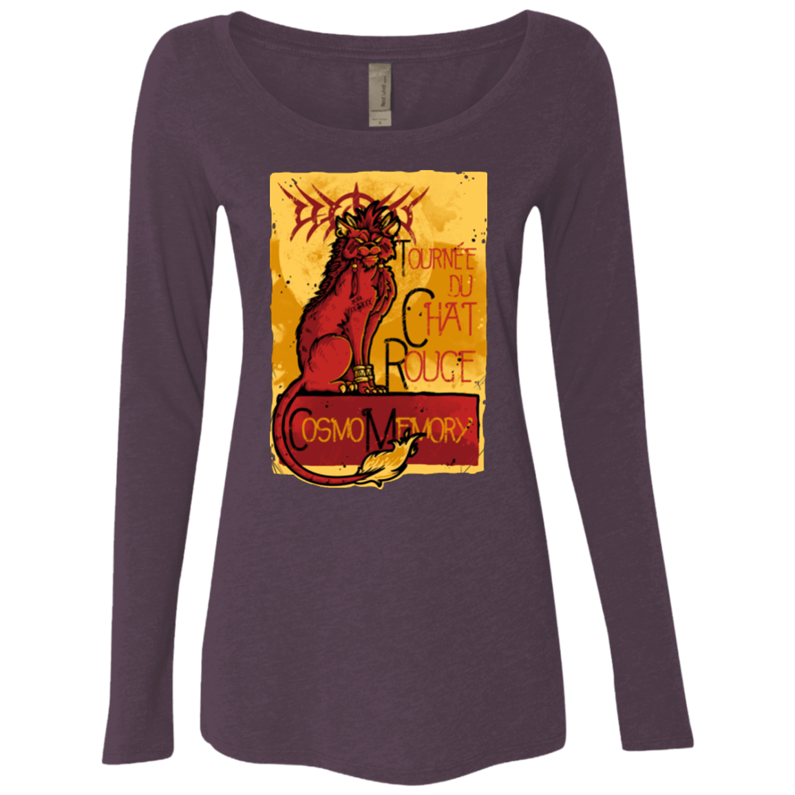 LE CHAT ROUGE Women's Triblend Long Sleeve Shirt