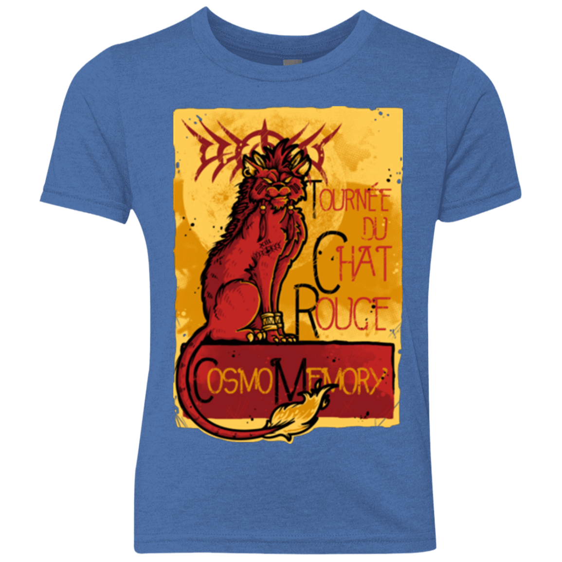 T-Shirts Vintage Royal / YXS LE CHAT ROUGE Youth Triblend T-Shirt
