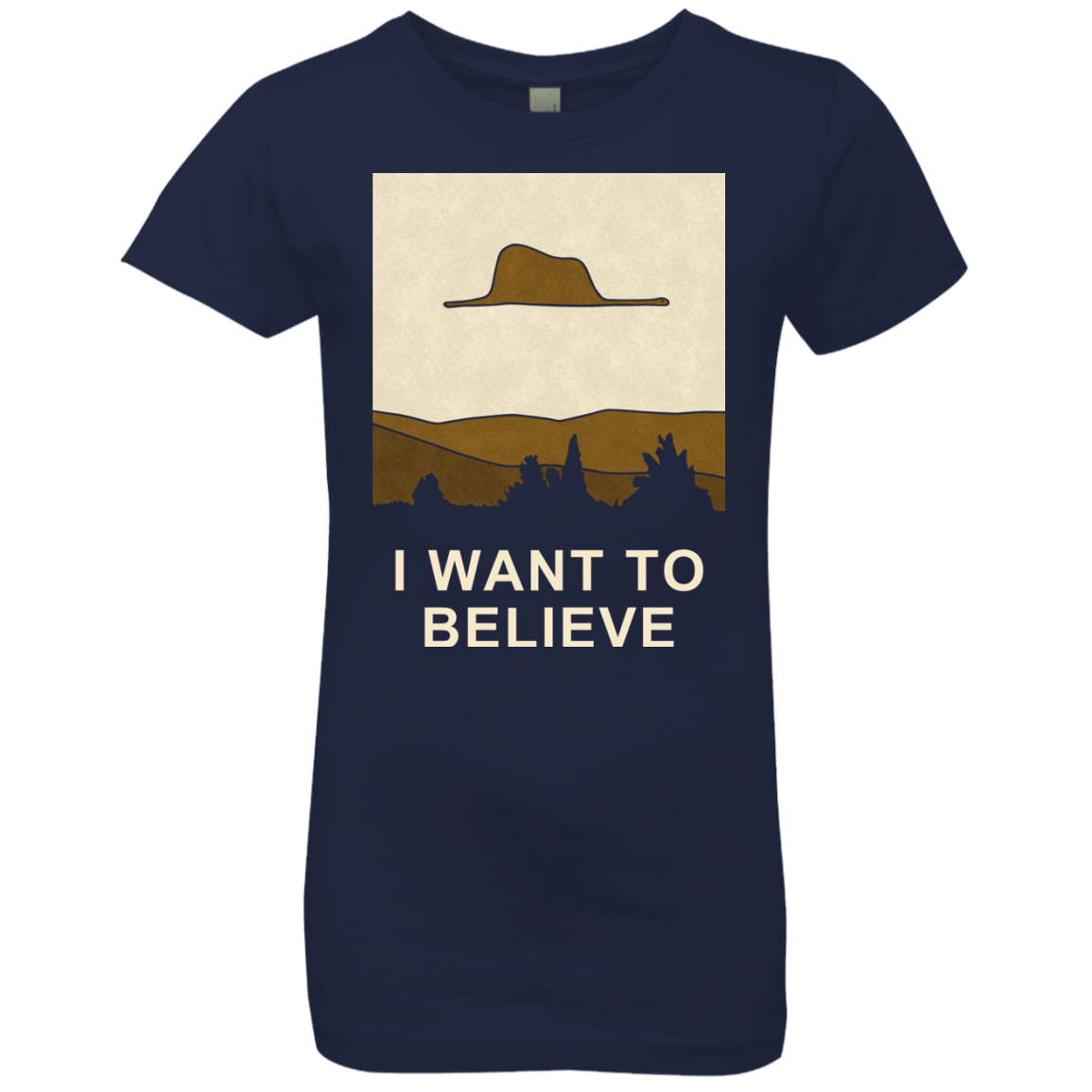 T-Shirts Midnight Navy / YXS Le petit believer Girls Premium T-Shirt
