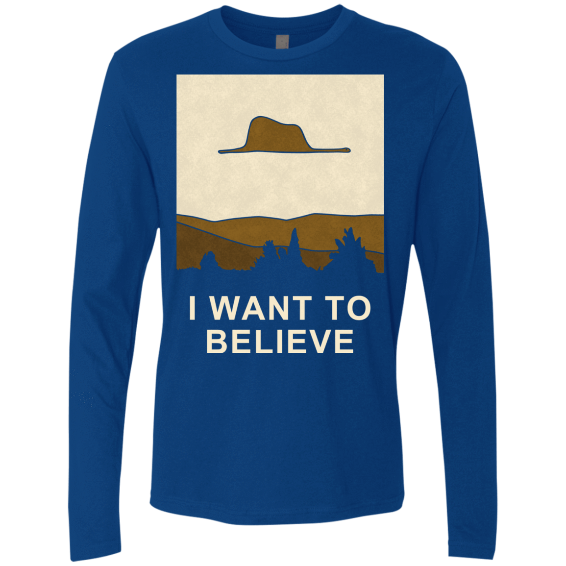 T-Shirts Royal / Small Le petit believer Men's Premium Long Sleeve