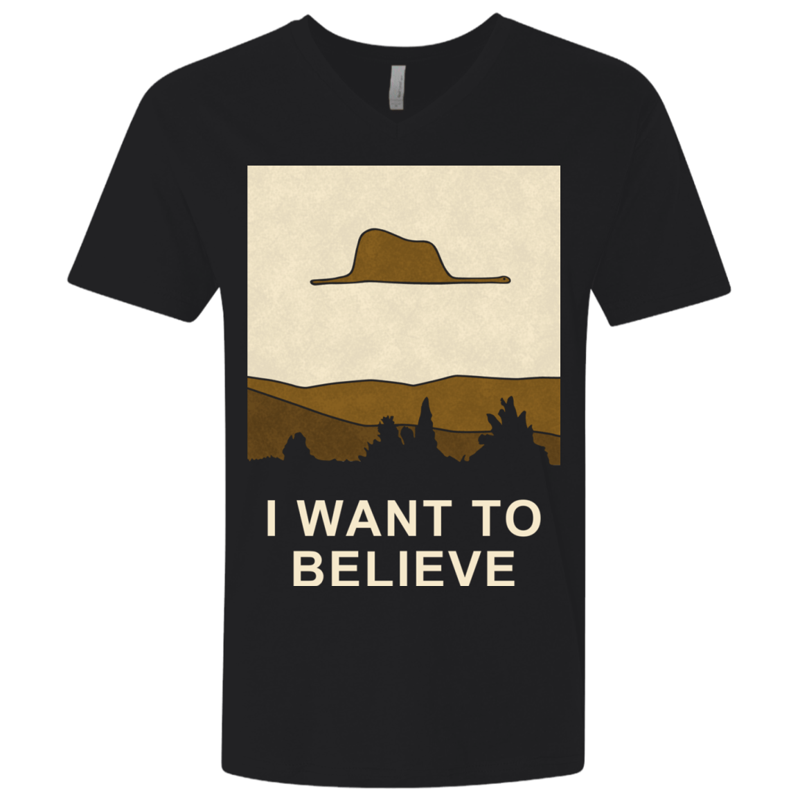 T-Shirts Black / X-Small Le Petit Believer Men's Premium V-Neck