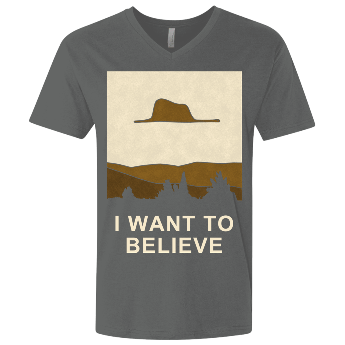 T-Shirts Heavy Metal / X-Small Le Petit Believer Men's Premium V-Neck