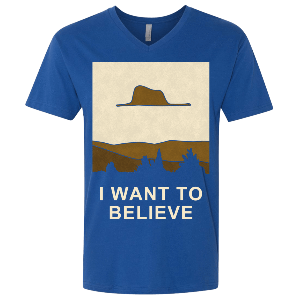 T-Shirts Royal / X-Small Le petit believer Men's Premium V-Neck