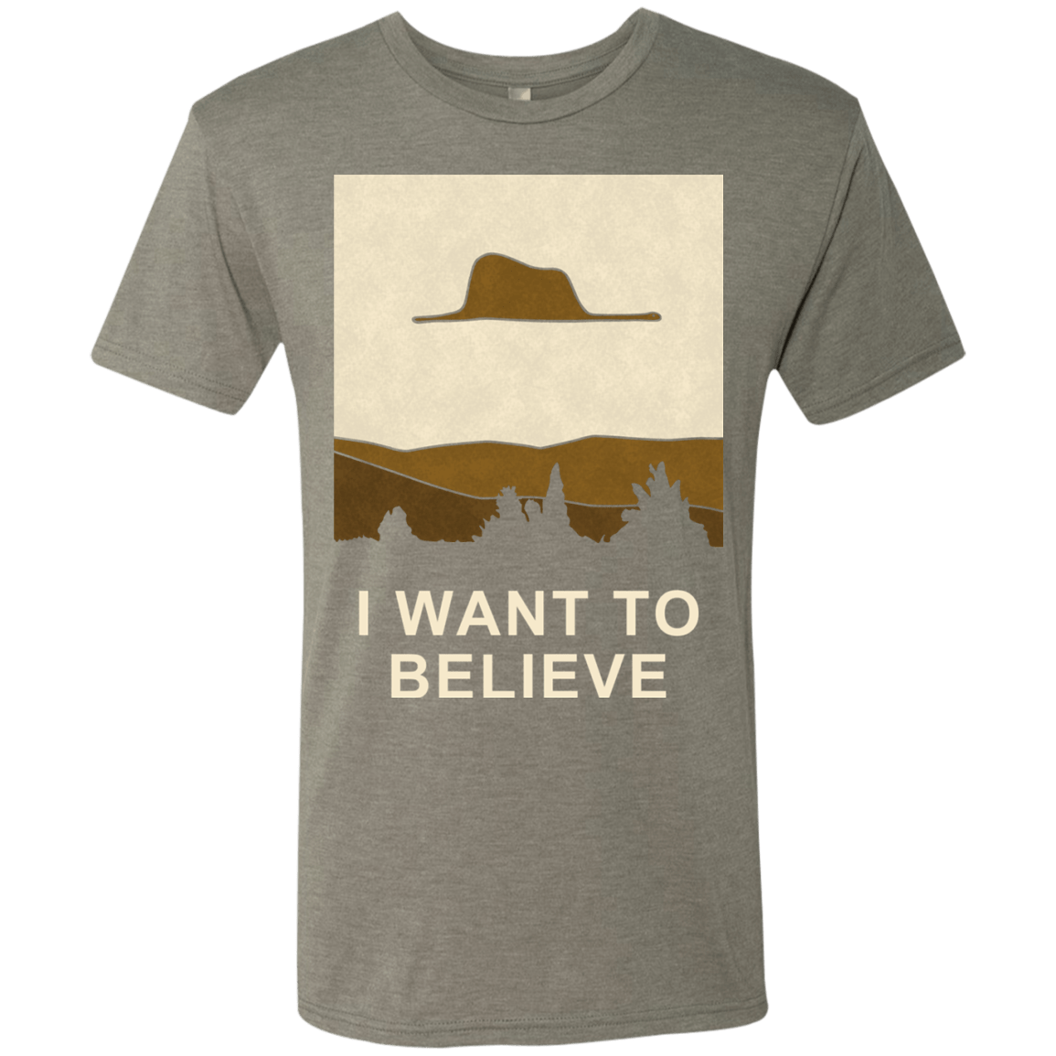 T-Shirts Venetian Grey / Small Le Petit Believer Men's Triblend T-Shirt