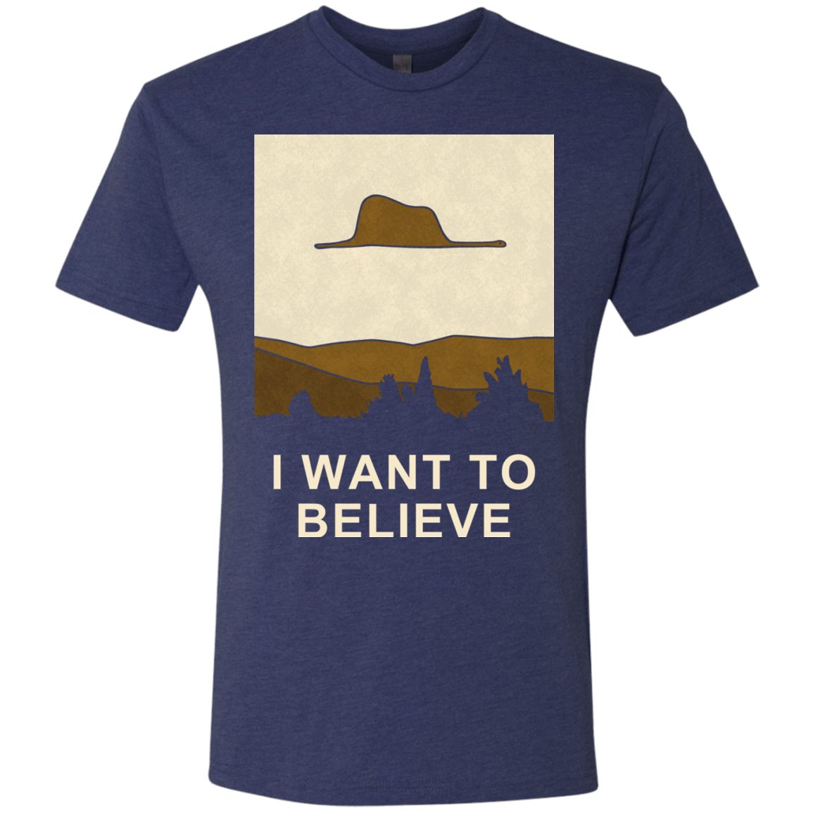 T-Shirts Vintage Navy / Small Le Petit Believer Men's Triblend T-Shirt