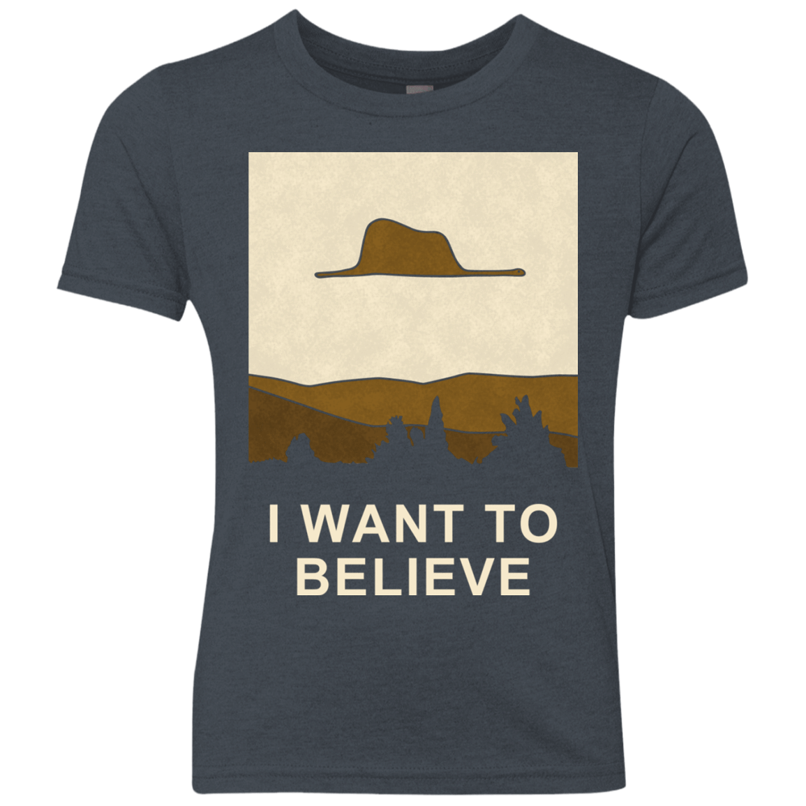 T-Shirts Vintage Navy / YXS Le Petit Believer Youth Triblend T-Shirt