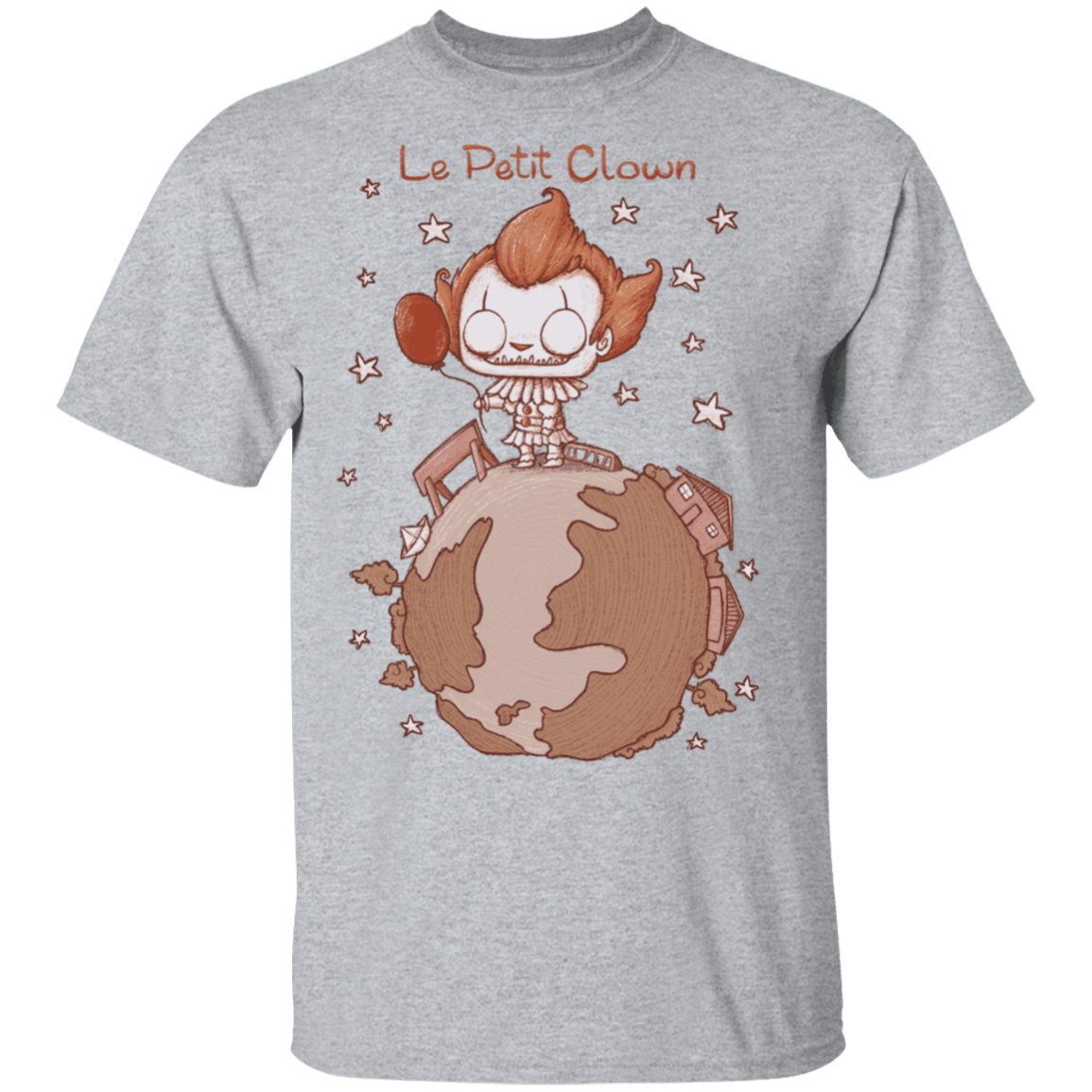 T-Shirts Sport Grey / S Le Petit Clown T-Shirt