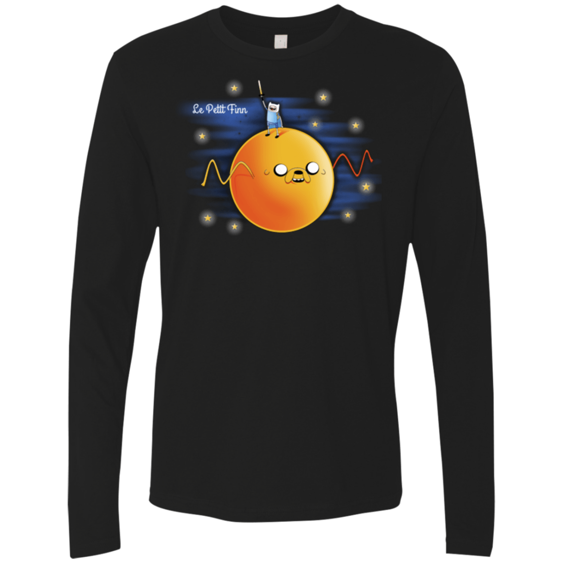 T-Shirts Black / S Le Petit Finn Men's Premium Long Sleeve