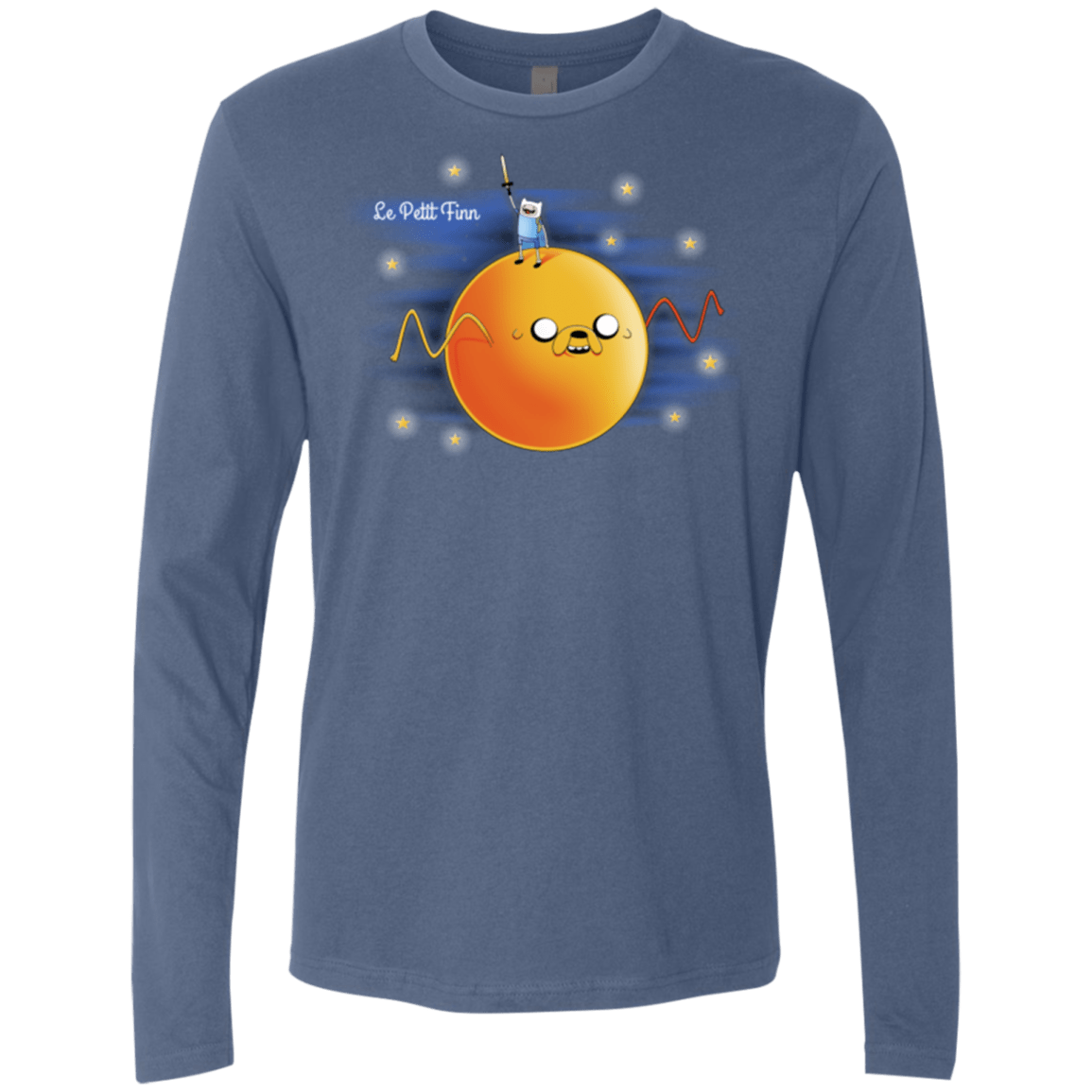 T-Shirts Indigo / S Le Petit Finn Men's Premium Long Sleeve