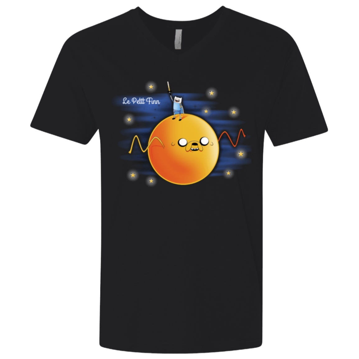 T-Shirts Black / X-Small Le Petit Finn Men's Premium V-Neck